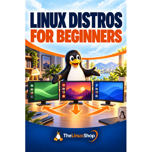 Linux Distros for Beginners cover